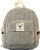 Handmade Hemp Mini Backpack For women Light Weight Washable Small Bag for everyday lives (GREY)