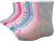 Hanes Girls Ultimate Fashion Crew Socks Pack, Lightweight Stretch Crew Socks, Assorted 10-Pair Pack, Small